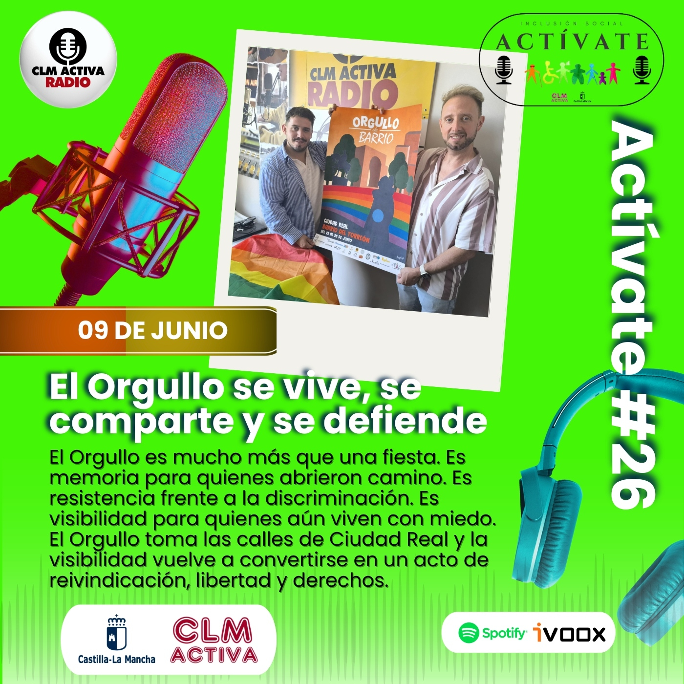ENTREVISTA ACTIVATE   El Orgullo se vive , se comparte y se defiende episode artwork