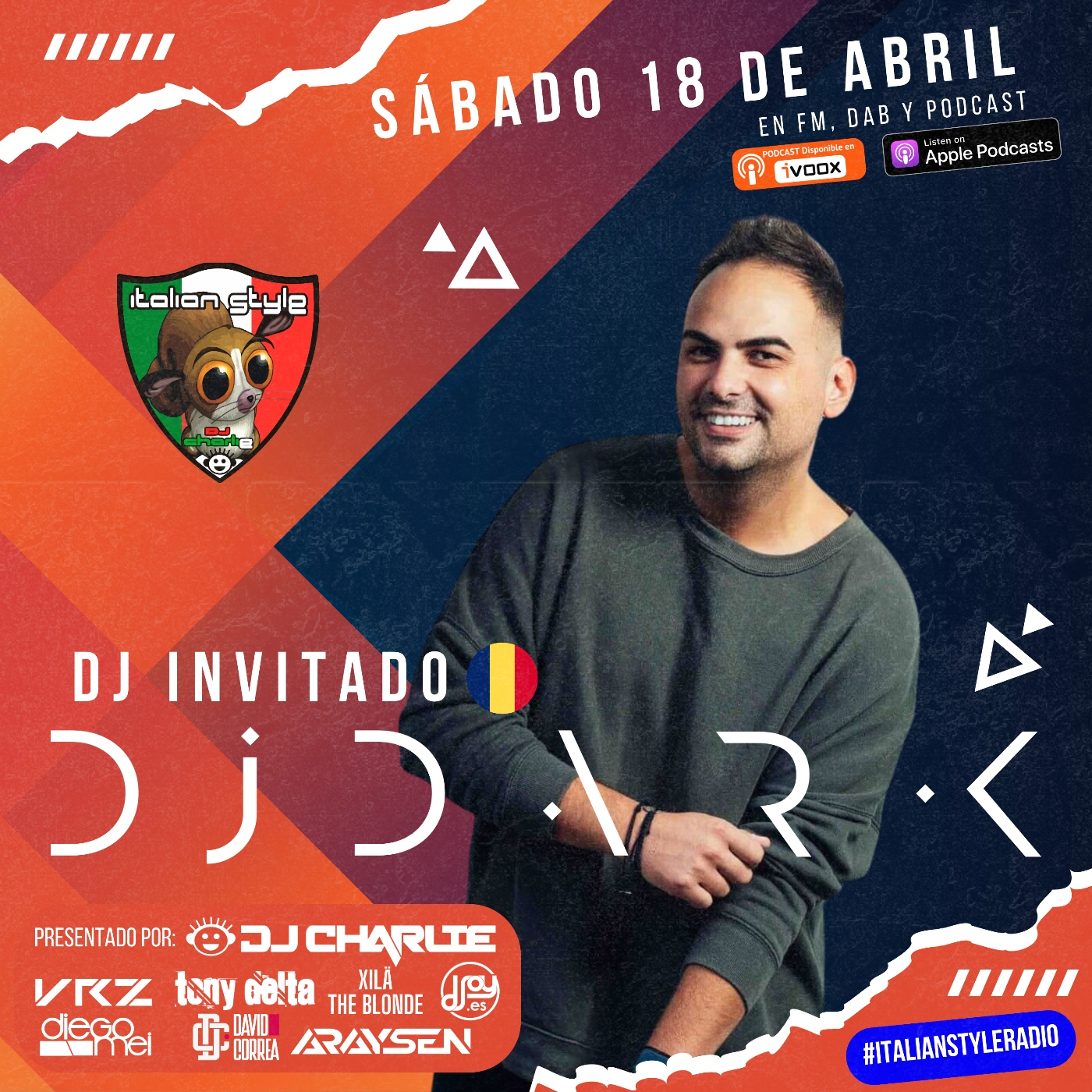ITALIAN STYLE radio show 1034 18-04-2026 episode artwork