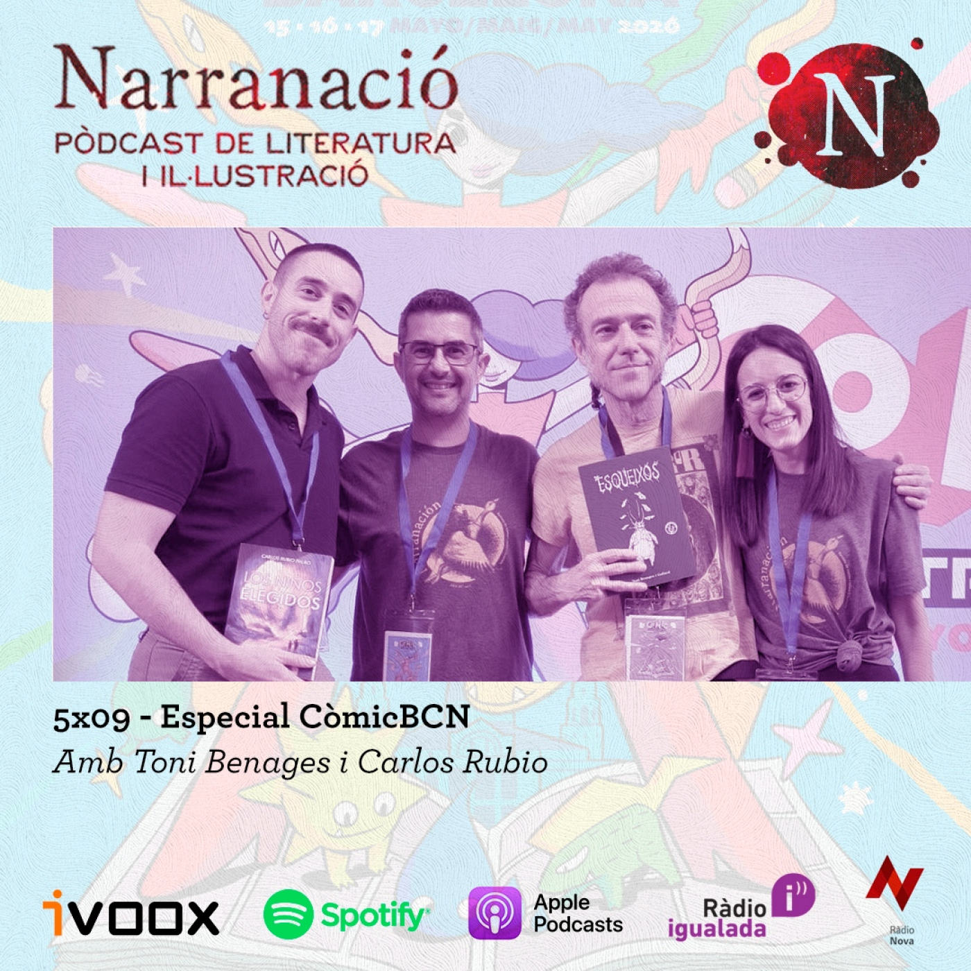 5x09 - Especial CòmicBCN amb Toni Benages i Carlos Rubio episode artwork