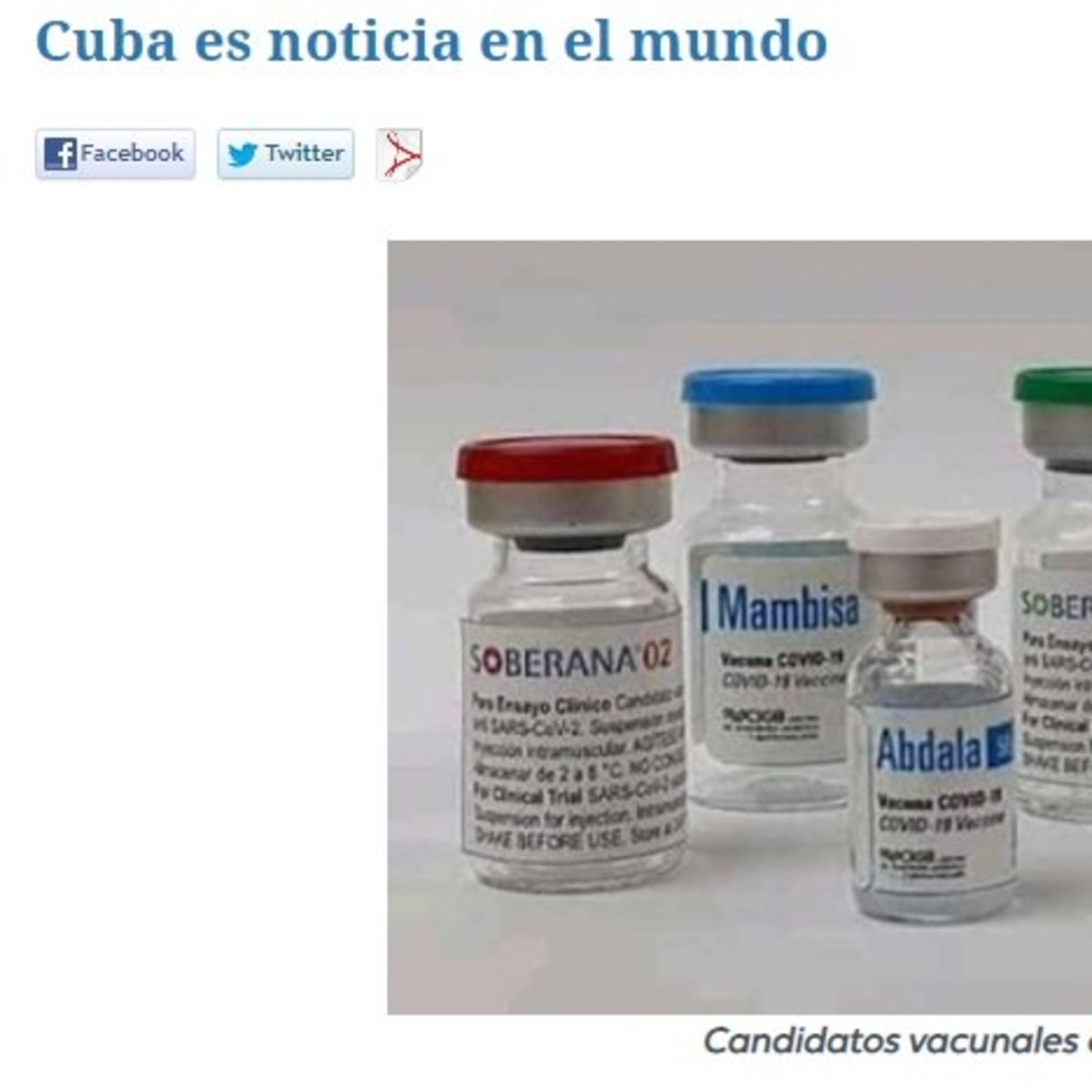 Comentario Radio Habana Cuba
