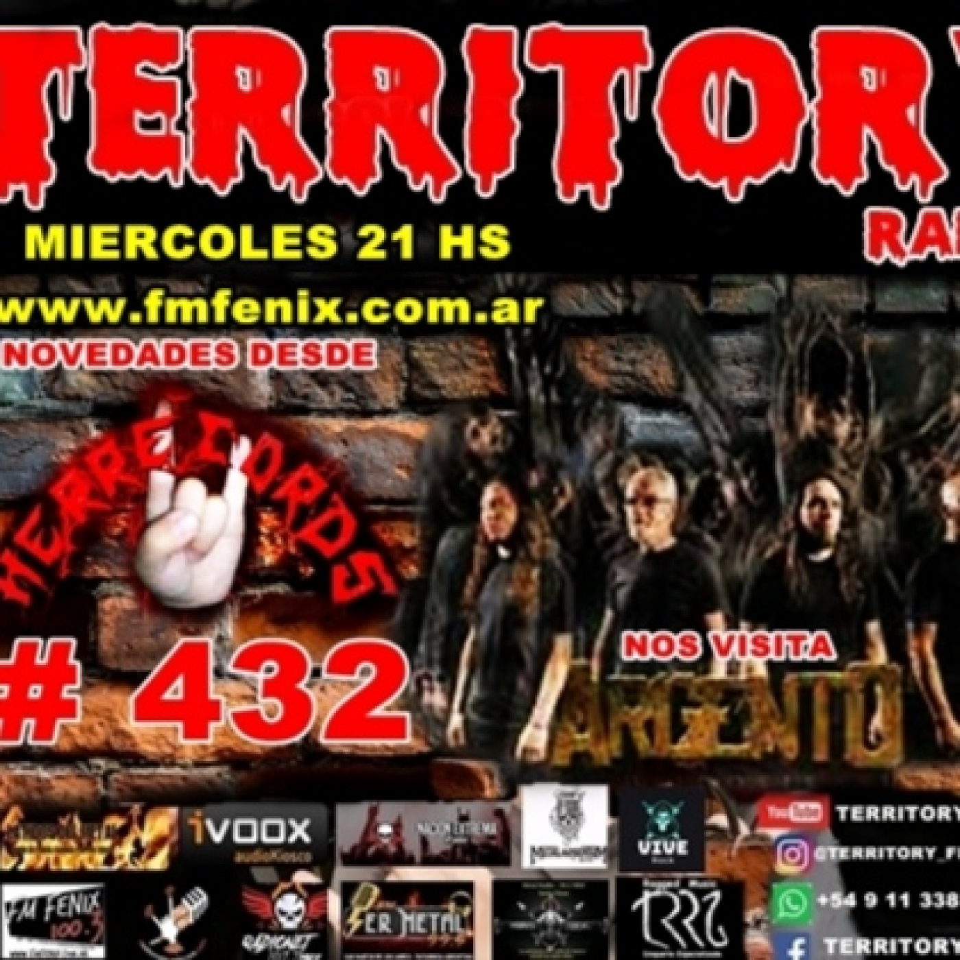 TERRITORY RADIO # 432 (10-05-2023) ARGENTO episode artwork