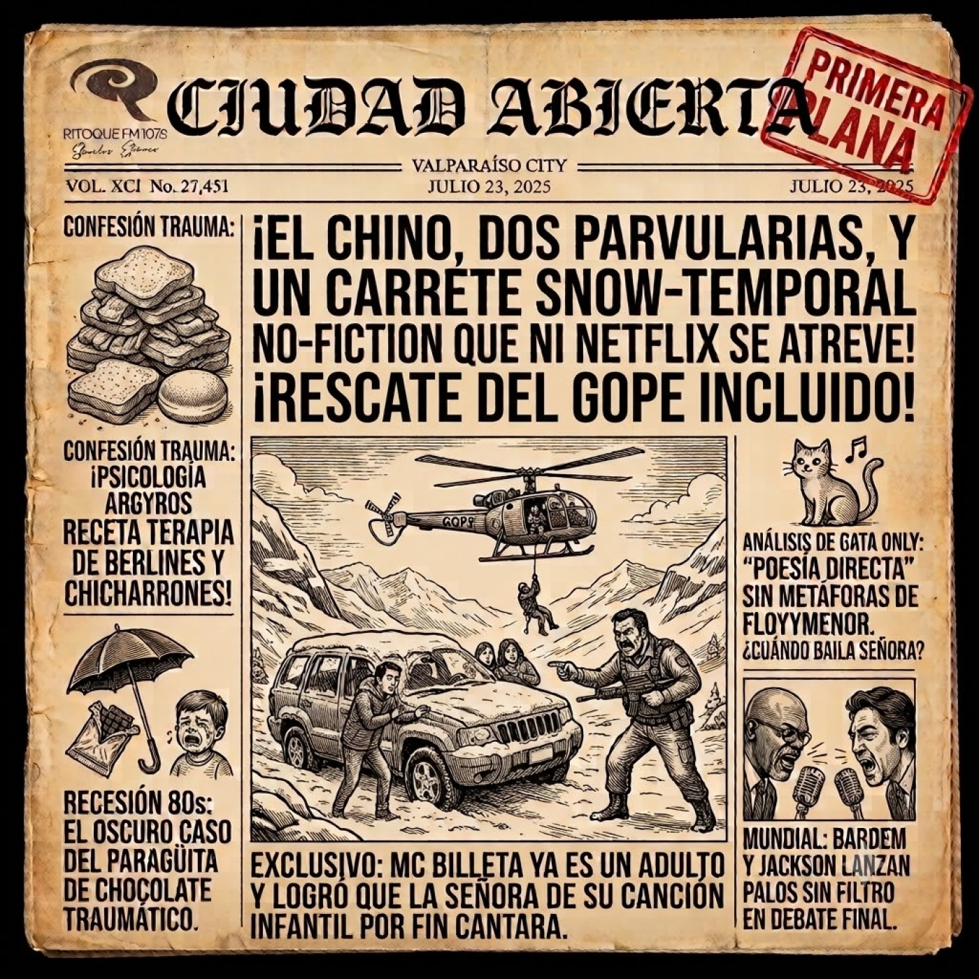 ¡DE PARAGÜITAS DE CHOCOLATE TRAUMÁTICOS A CARRETES EXTREMOS EN LA NIEVE: OTRA MAÑANA LOCOCHONA! episode artwork