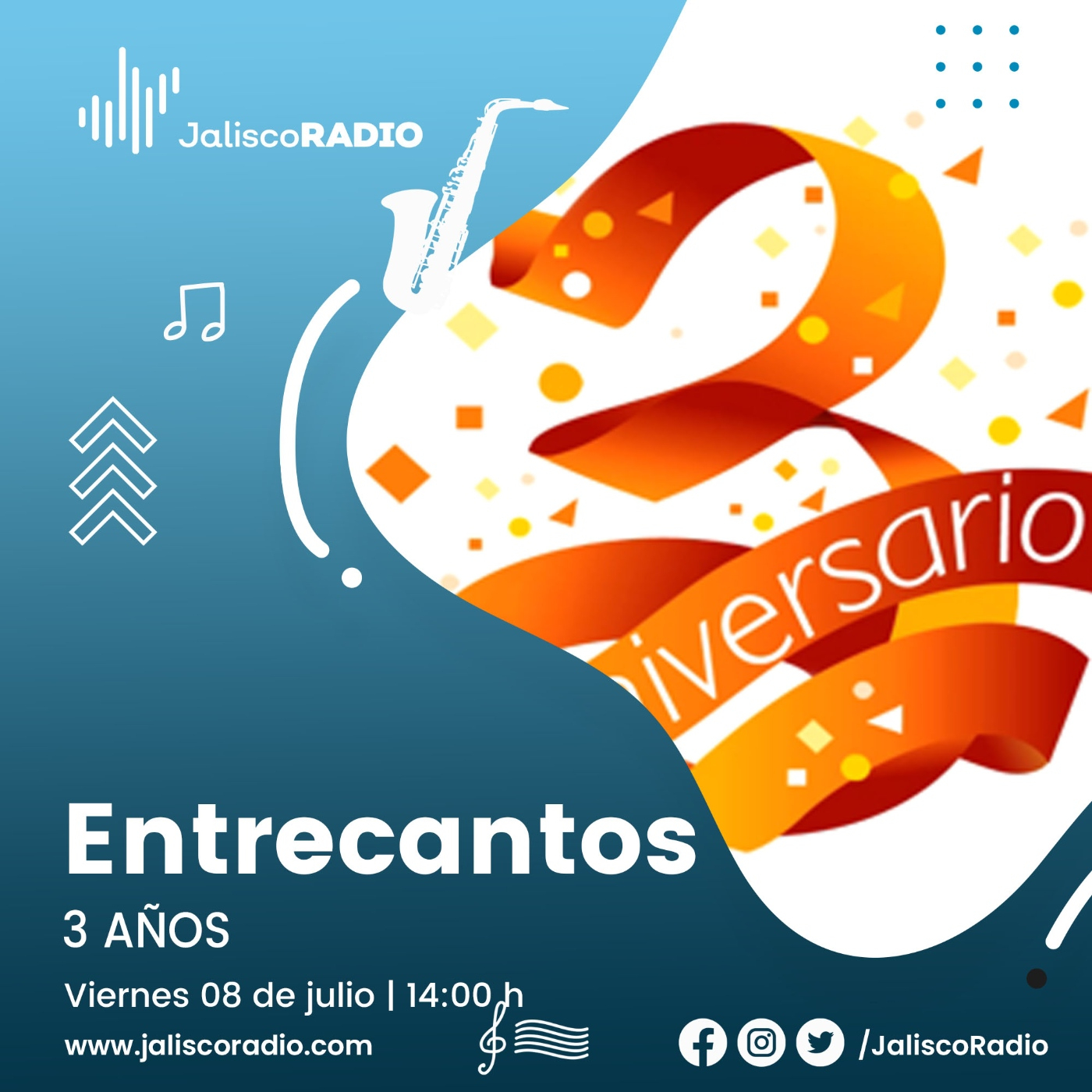 Programa Entrecantos 08 de julio, 2022: 3er Aniversario episode artwork