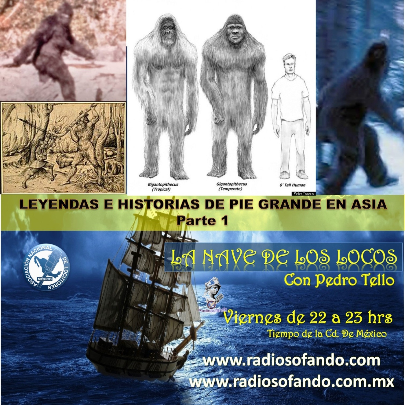 La Nave de los Locos_LEYENDAS E HISTORIAS DE PIE GRANDE Parte 1 ASIA _21-06-24 episode artwork