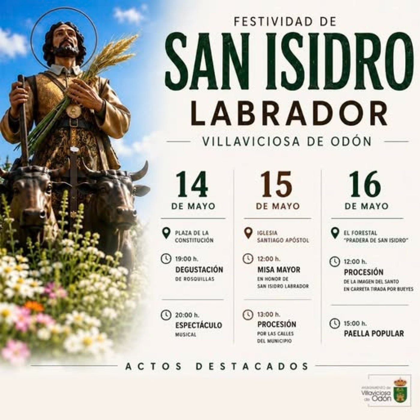La hermanda de San Isidro de Villaviciosa de Odón celebra sus fiestas de San Isidro. Entrevista con Justo Puertas. episode artwork