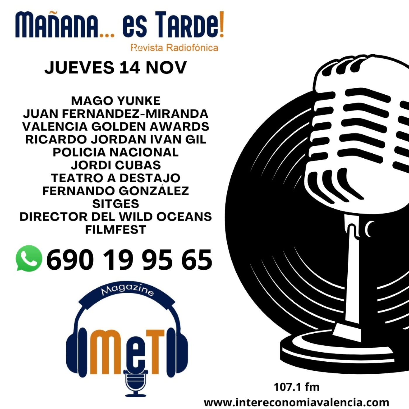MAÑANA ES TARDE!!! MET