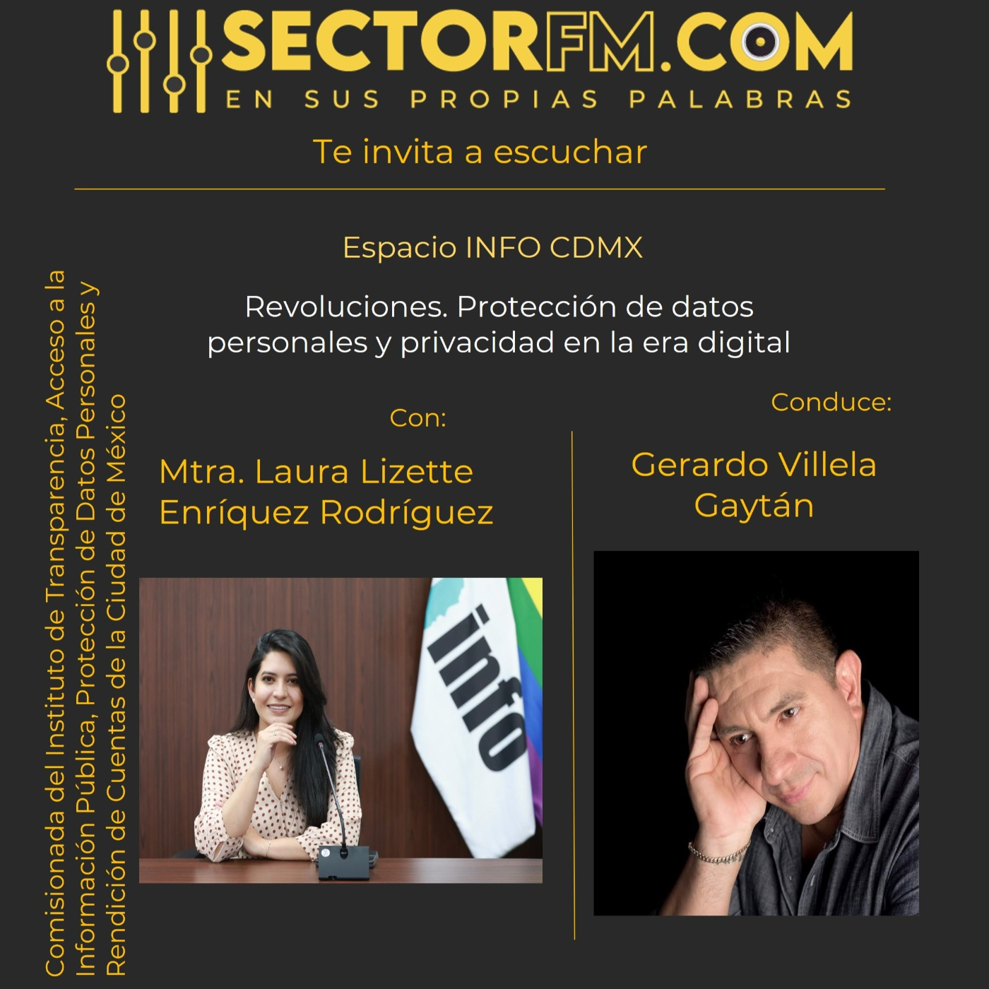Espacio INFO CDMX 17 de julio de 2024 con Laura Lizette Enríquez Rodríguez en www.sectorfm.com episode artwork