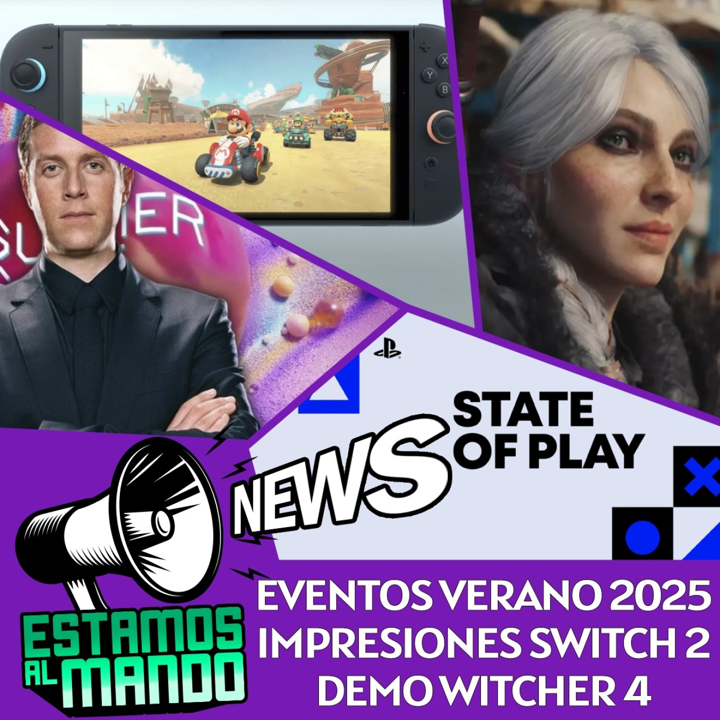 EAM 7-105 -Noticias- Switch 2 Analisis, The Witcher 4 no era un trailer, State of Play