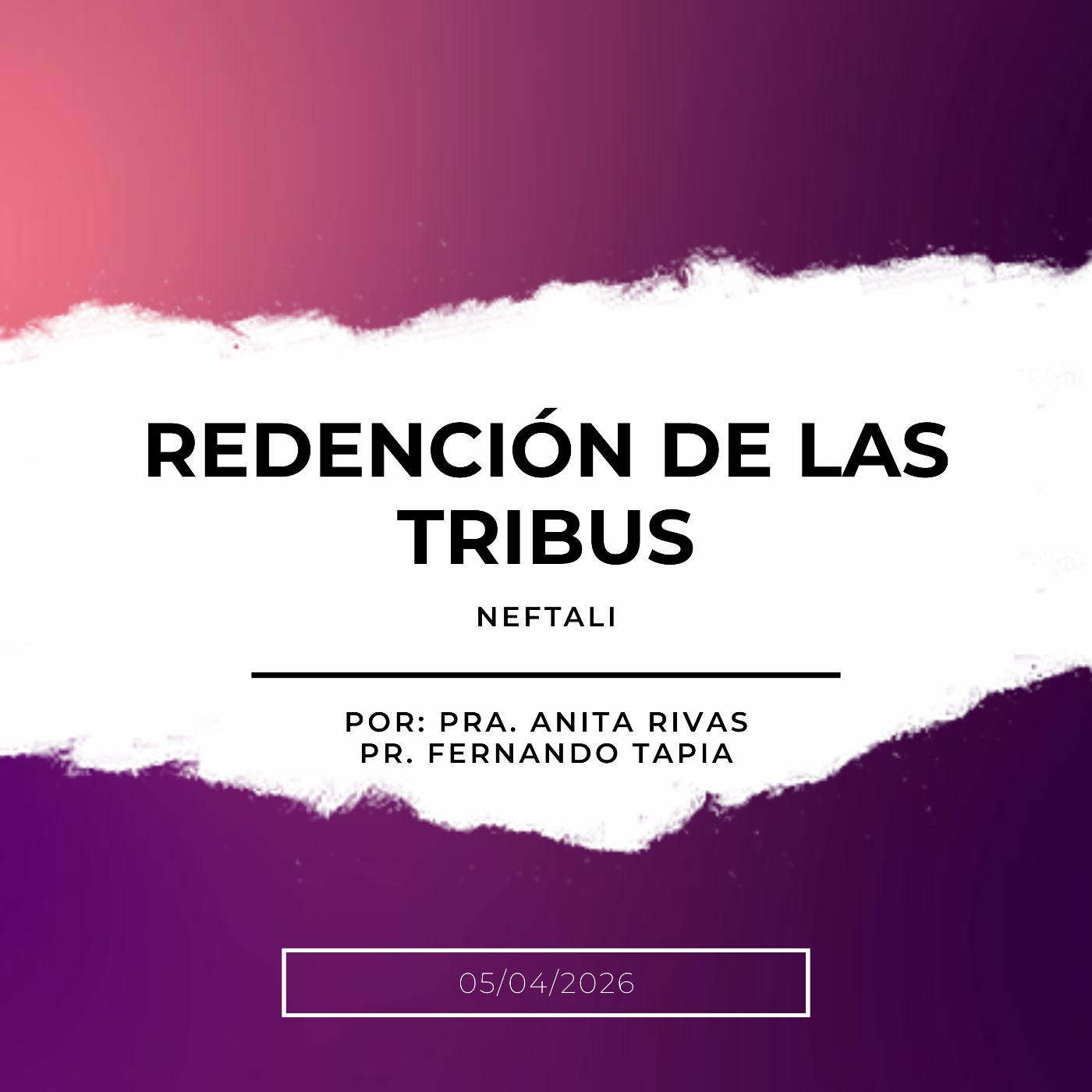 Prédica 5/04/2026: Redención de las tribus (NEFTALÍ) episode artwork