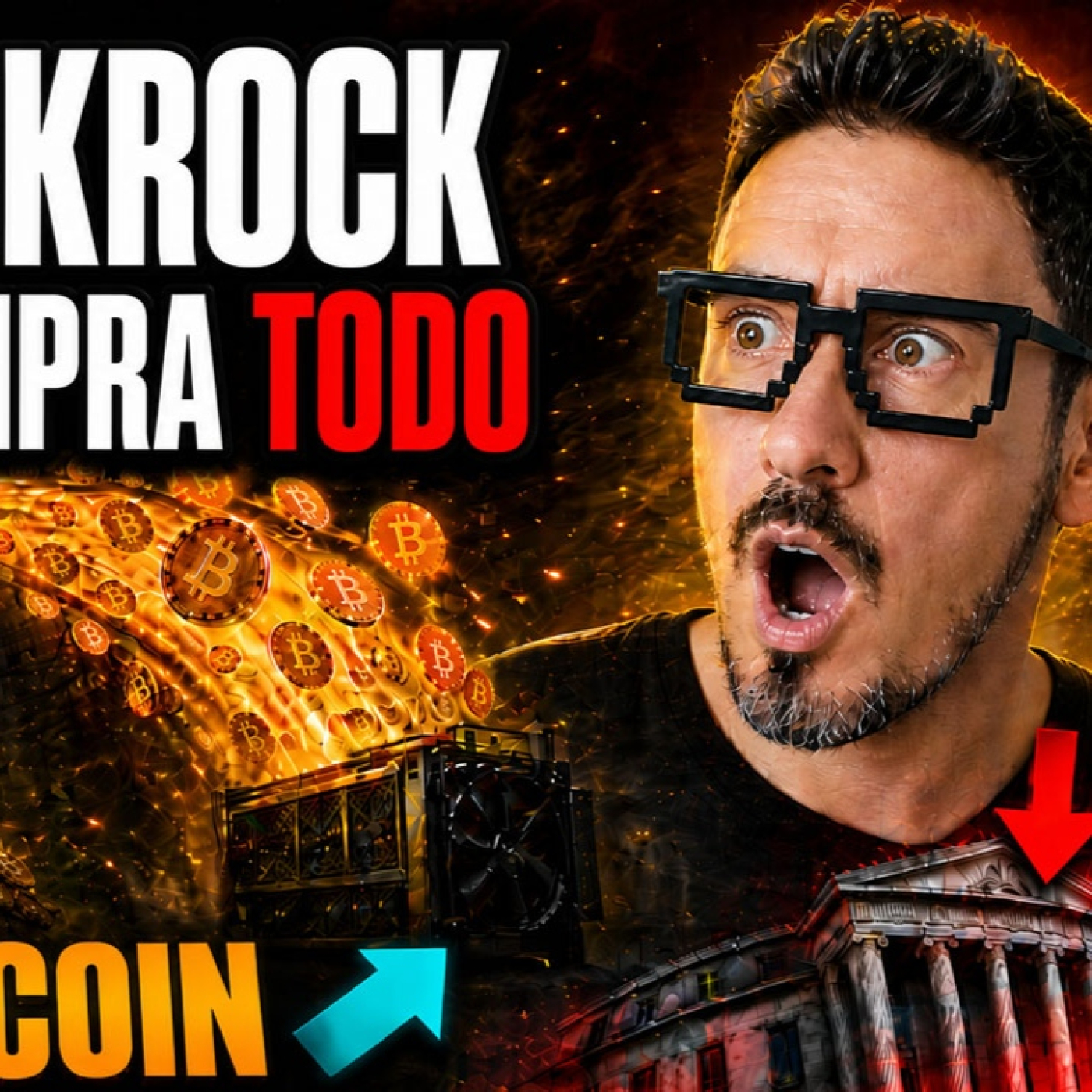 BLACKROCK compra más Bitcoin del que SE MINA y Powell no puede pararlo