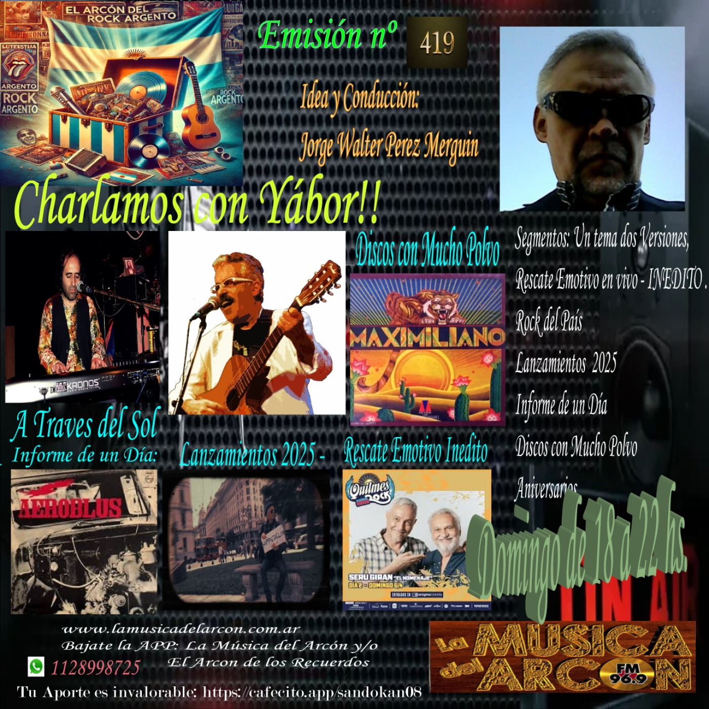 El Arcon del Rock Argento - Emision nº 419 Yabor episode artwork