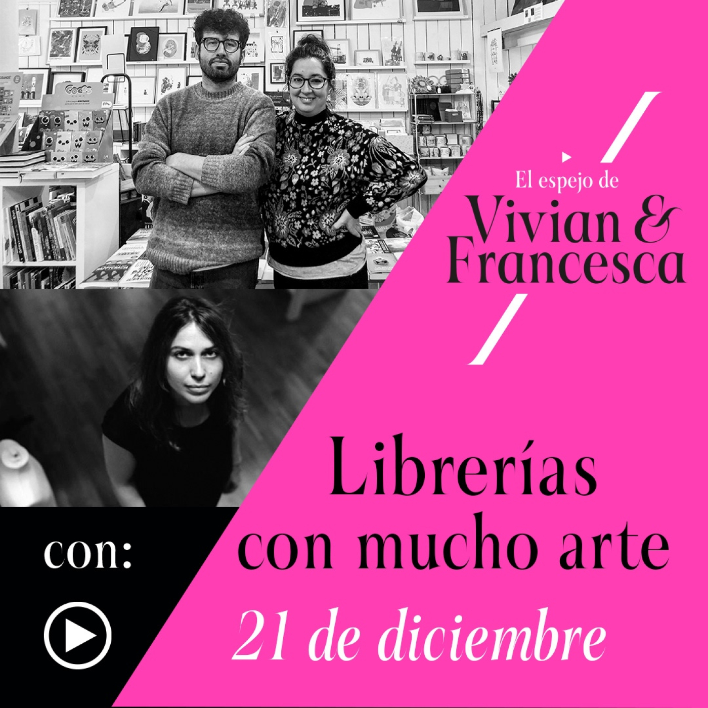 El espejo de Vivian y Francesca