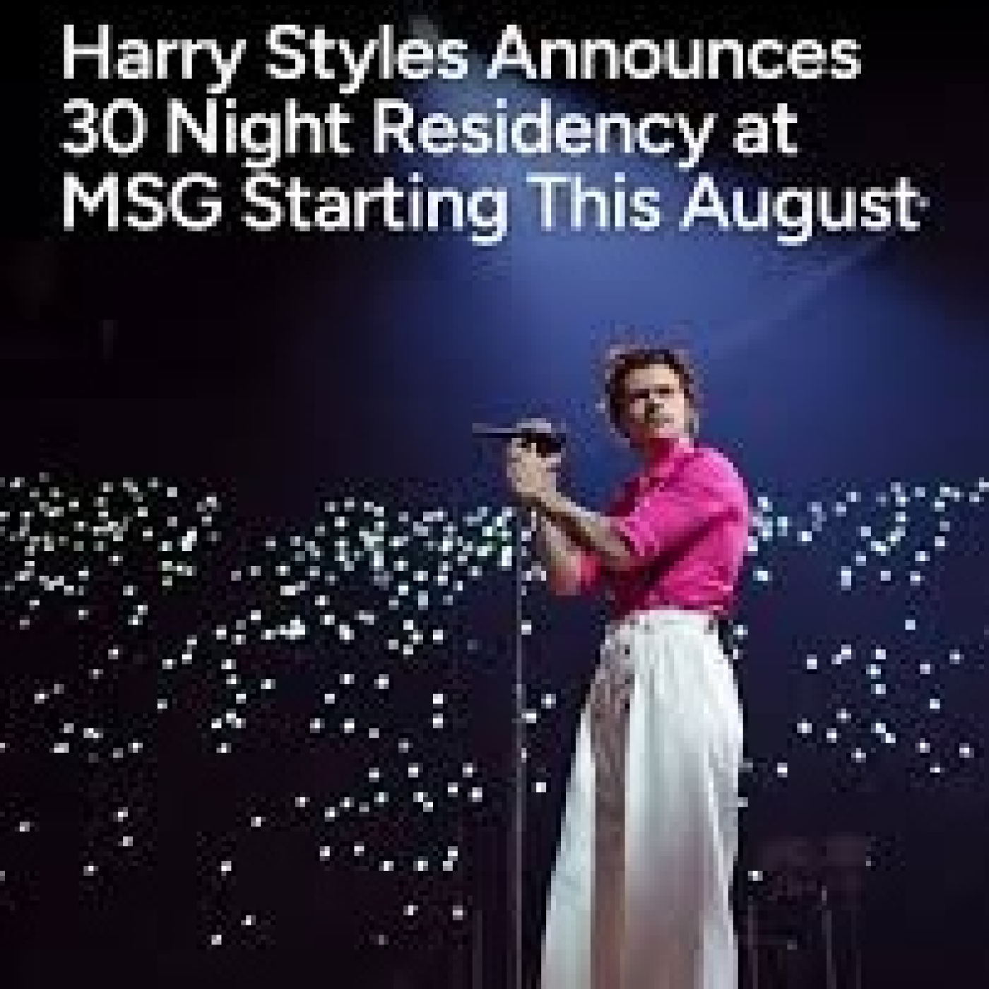 Ticketmaster cancela miles de entradas revendidas para la residencia de Harry Styles en el MSG y las pondrá a la venta.