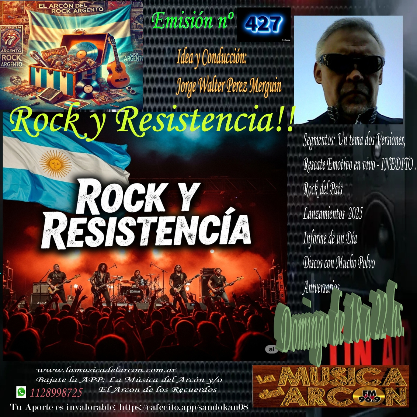 El Arcon del Rock Argento - Emision nº 427 - Rock y Resistencia episode artwork