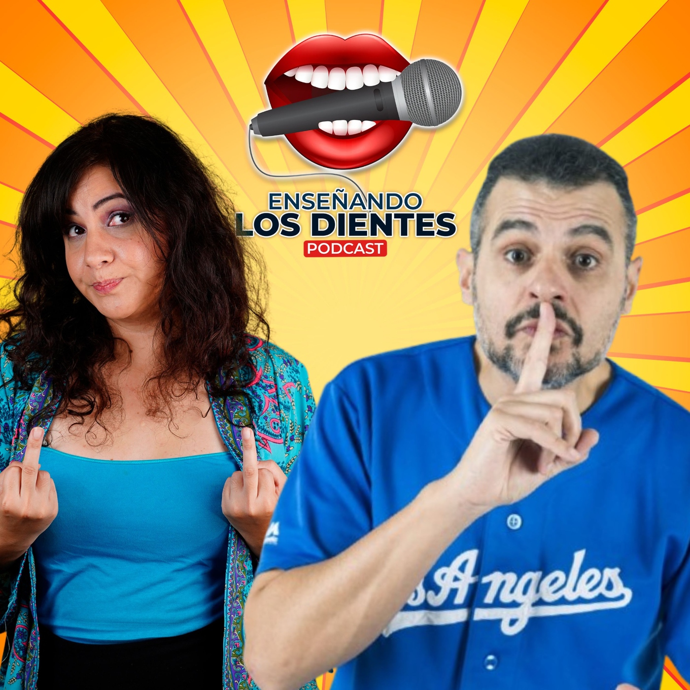 Enseñando los dientes