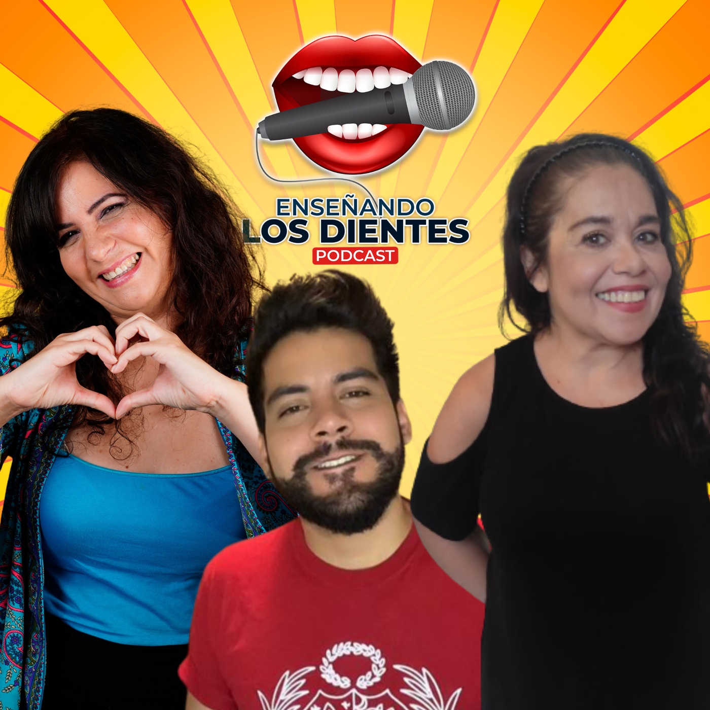 Enseñando los dientes