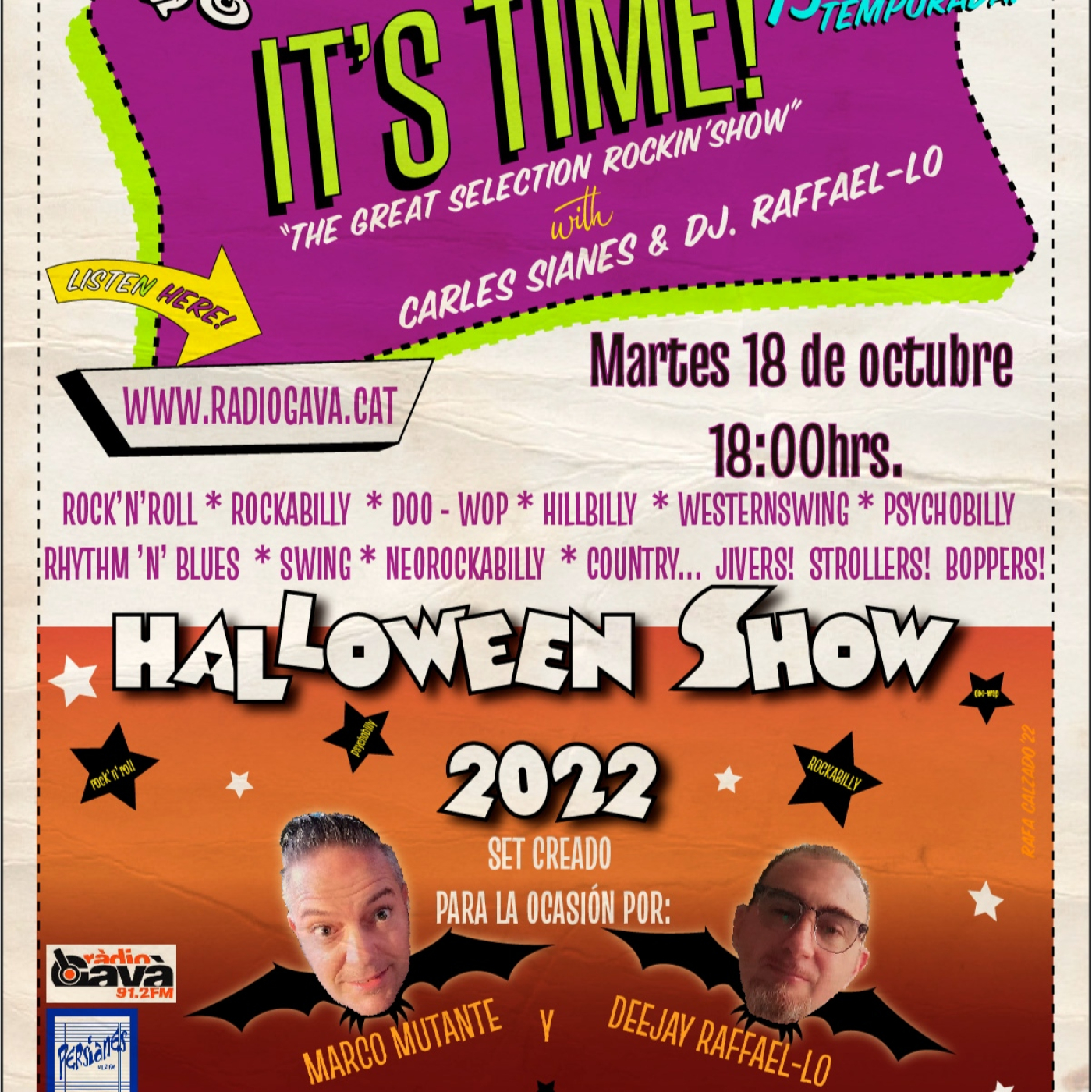 The Great Selection Rockin' Show especial Halloween, con Deejay Raffael-lo & Marco Mutante 18 - Octubre - 2022 episode artwork