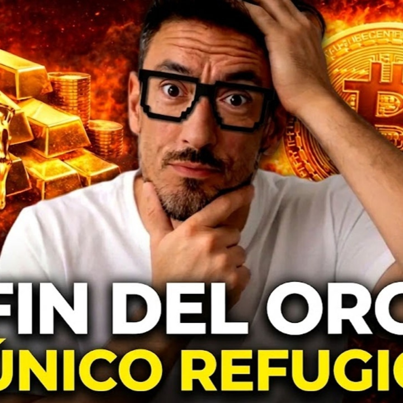 ¡ORO Y PLATA COLAPSAN!   Por qué Bitcoin es ahora el ÚNICO refugio real