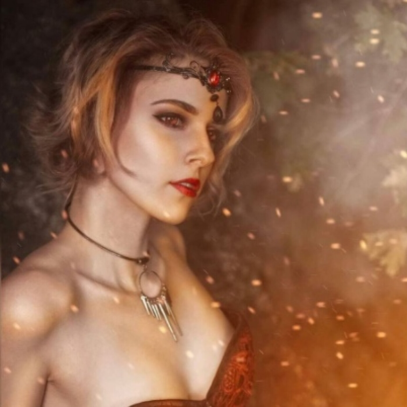 Lola en una fiesta de Halloween siniestra