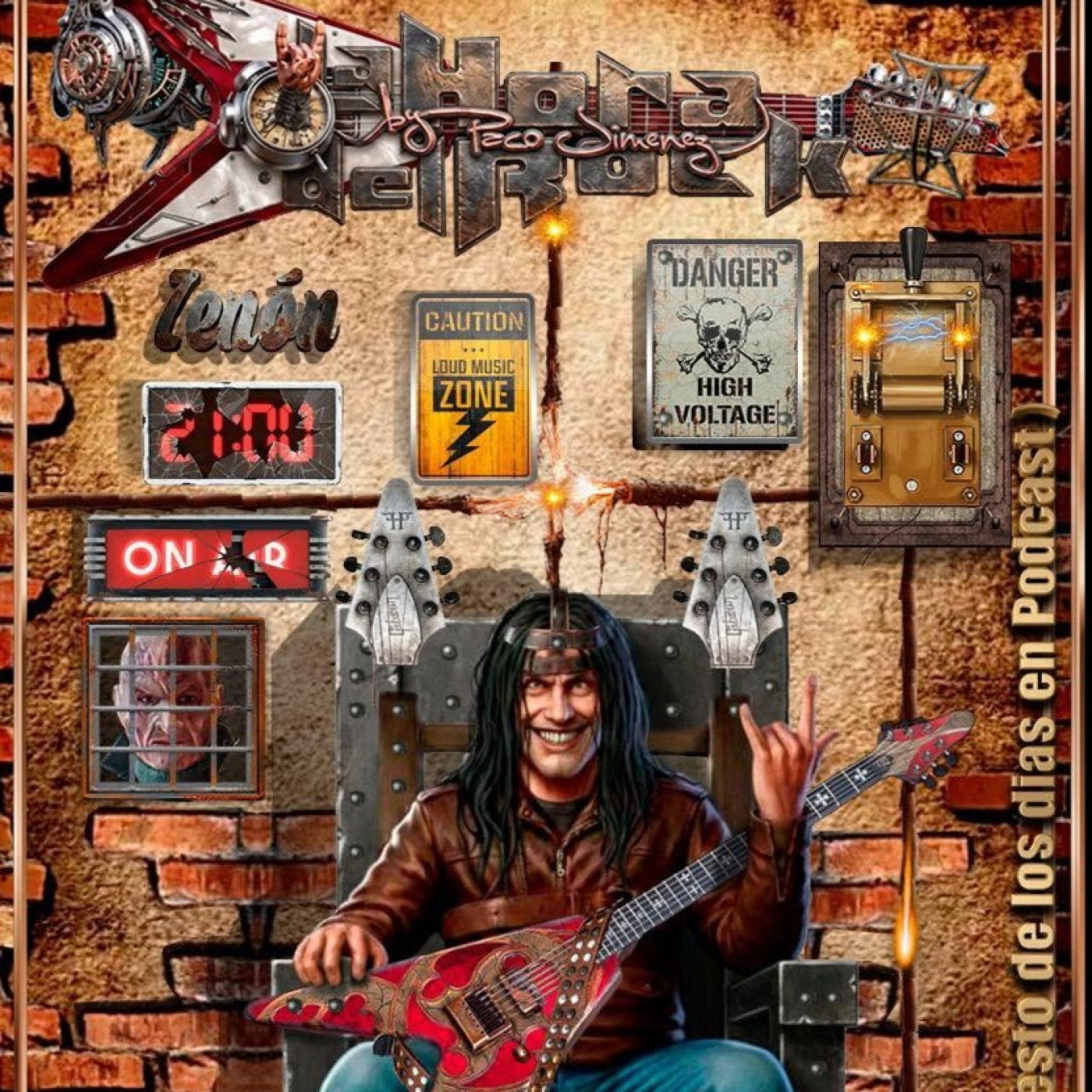 "LA HORA DEL ROCK N. 383: CARGA ELECTRICA ROCK SIN FRENOS" episode artwork