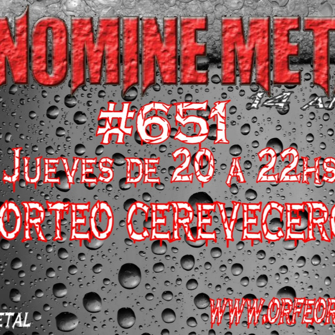 In Nomine Metal 651 - 16-03-2023 episode artwork