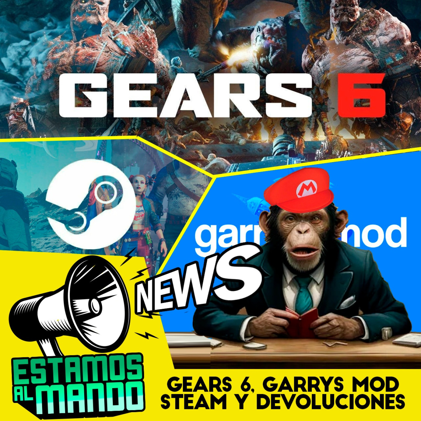 EAM 6-88 -Noticias- Nintendo desata sus abogados ninja, Gears 6?, Steam cambia las políticas de devolución.