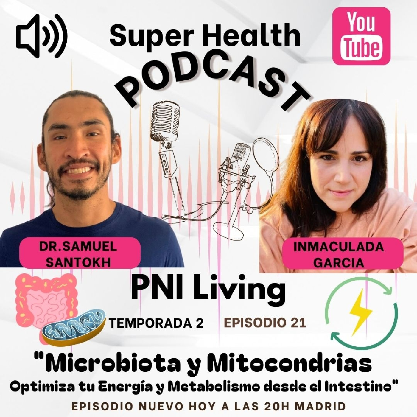 10:03 / 41:16 ¿Por Qué Tu Microbiota Es la Clave para una Energía Celular Optima? episode artwork