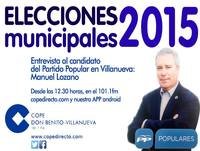 Entrevista Manuel Lozano en COPE Don Benito Villanueva