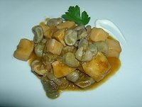 Habitas baby con choco y en escabeche