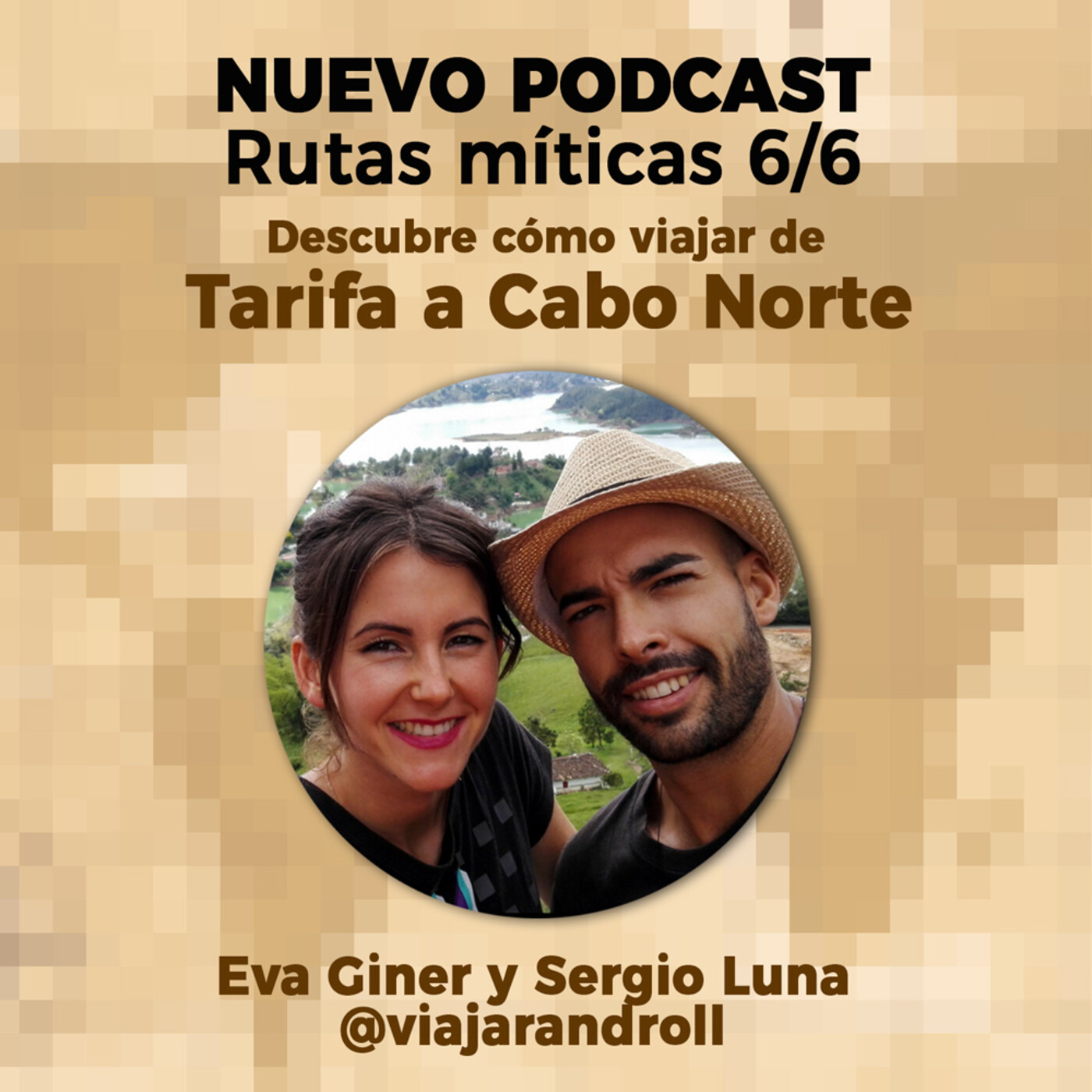 35. Rutas míticas: Cruzar Europa hasta Cabo Norte, con Eva y Sergio de ViajarAndRoll