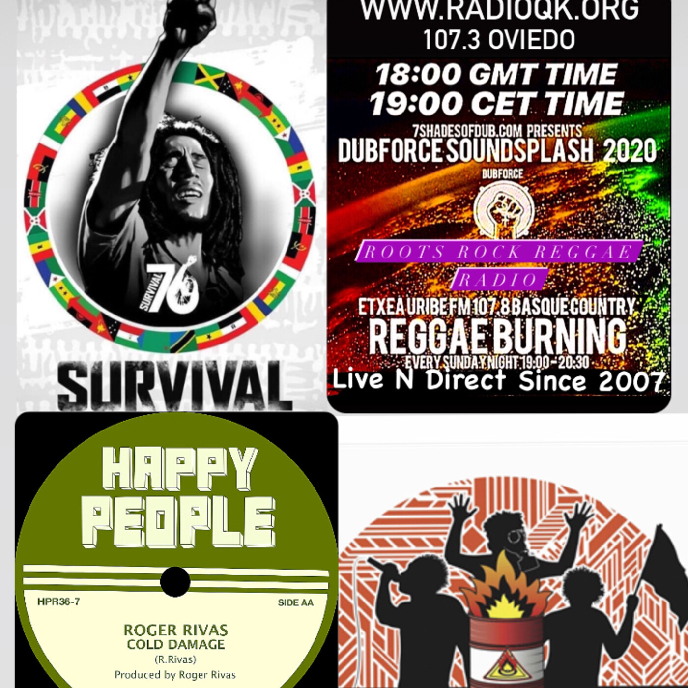Roots Radio Reggae Burning Etxea FM SINCE 2007