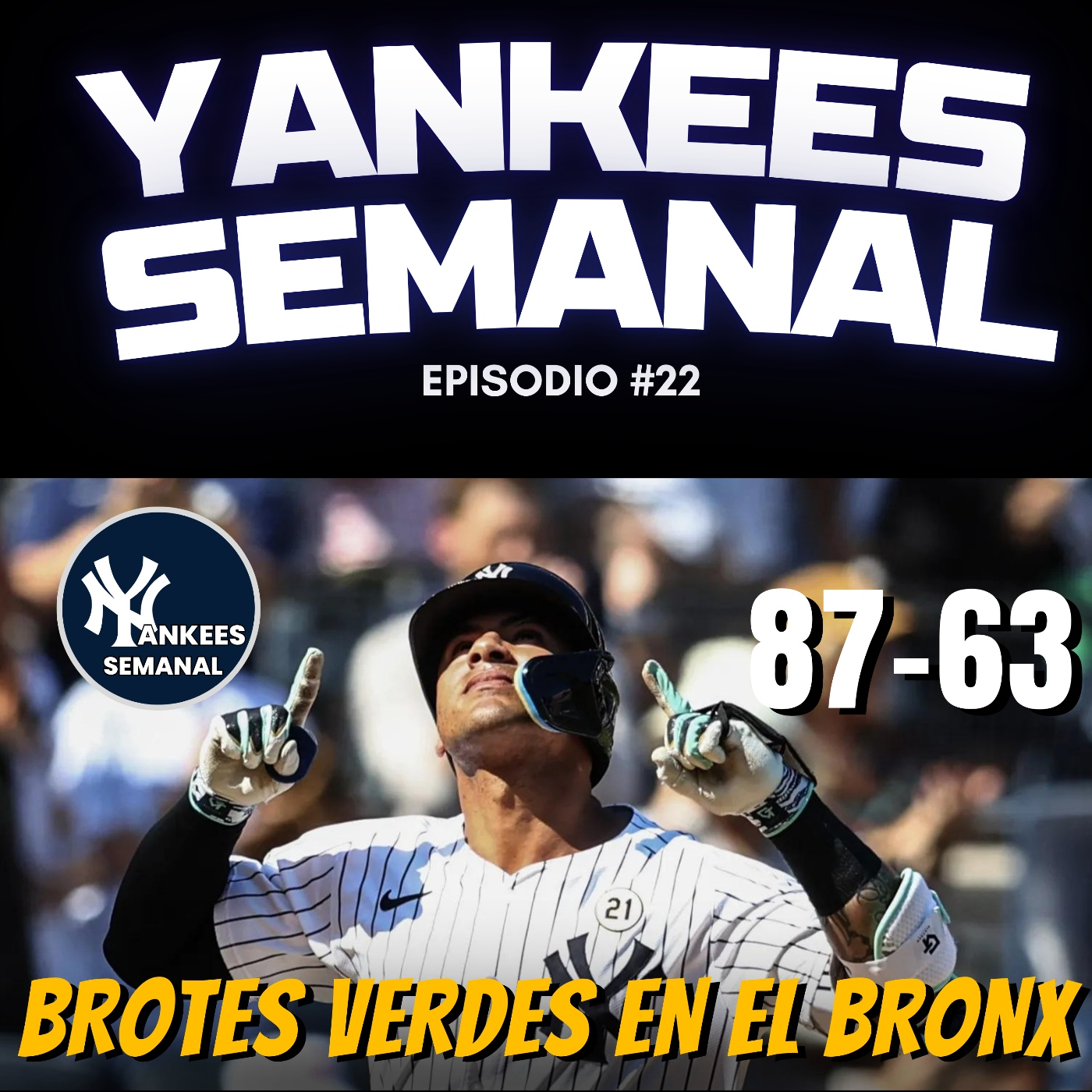 YANKEES SEMANAL 1X22: Los Yankees muy cerca de ganar la division mas dificil de las grandes ligas