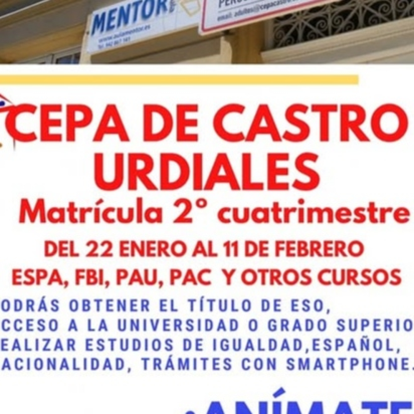 Nuevo plazo de matriculación CEPA CAstro episode artwork
