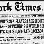 Historia del Béisbol, parte IV: los Black Sox (1919)