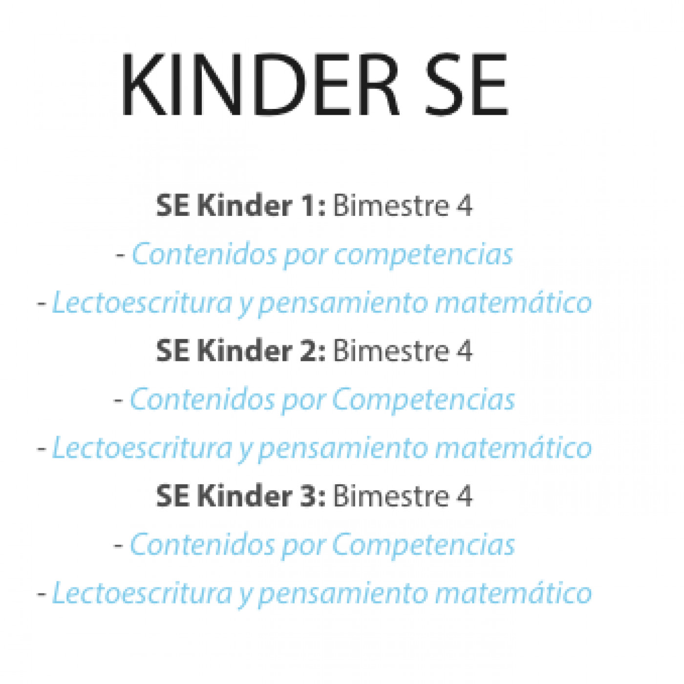 SEK1B4 Contenidos por competencias.