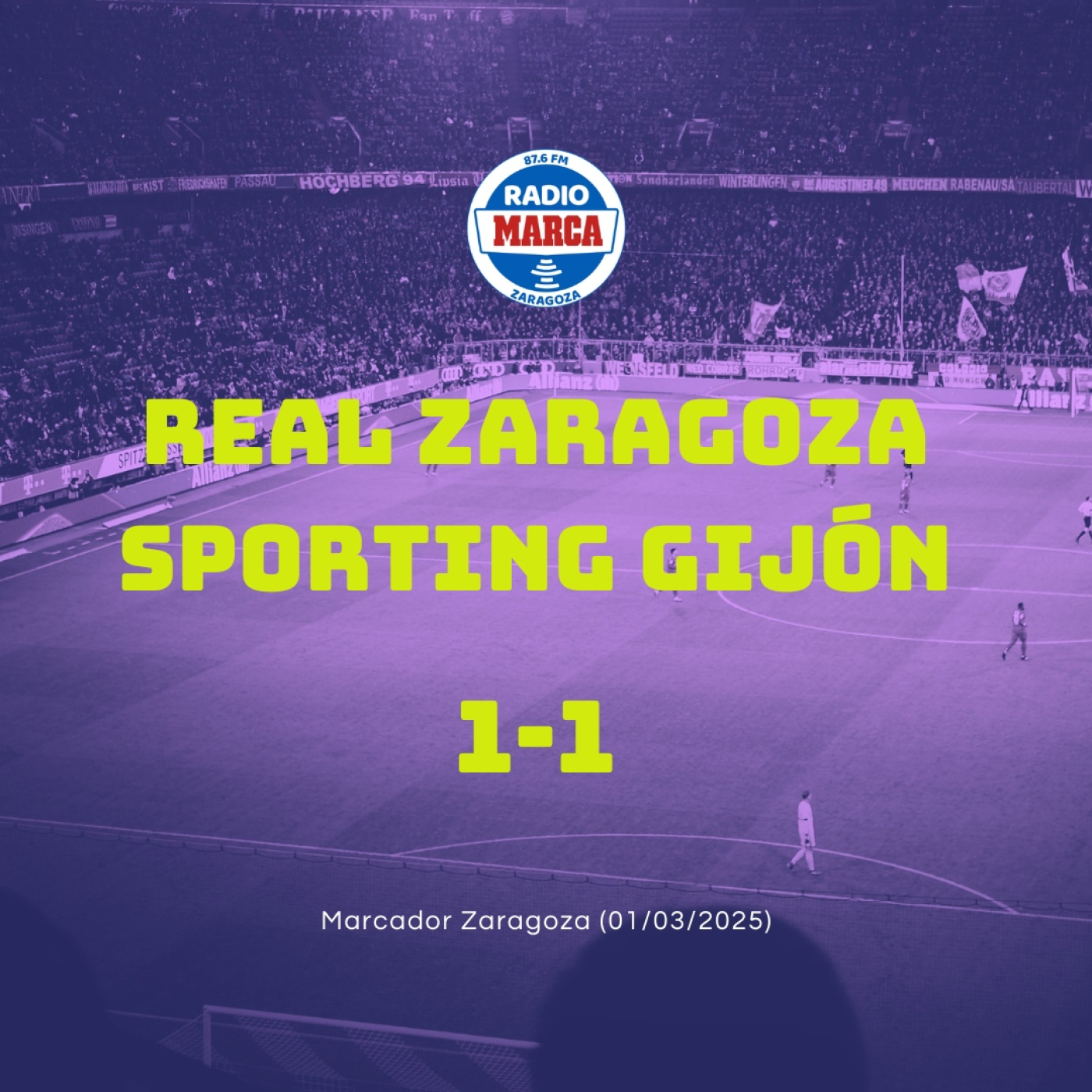 01-03-2025 - Marcador Zaragoza Gol episode artwork