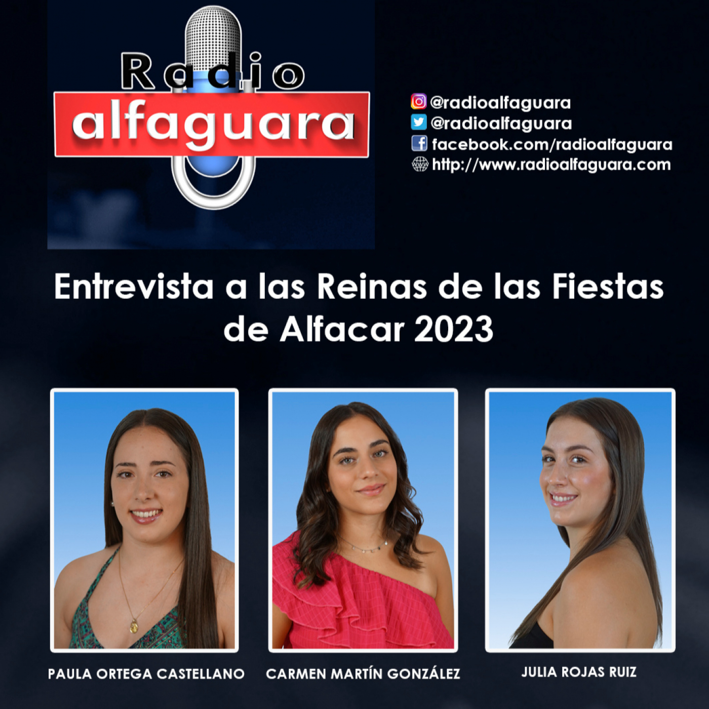 Entrevista Reinas de las Fiestas 2023 Alfacar