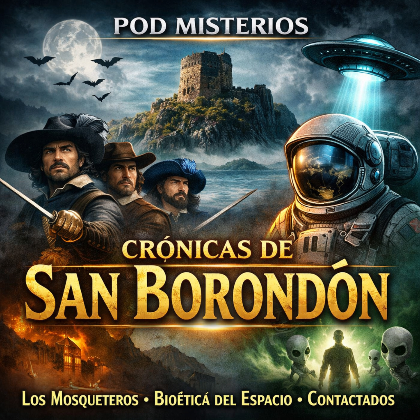 CSB T17x40: Los mosqueteros · Bioética del espacio · Contactados episode artwork