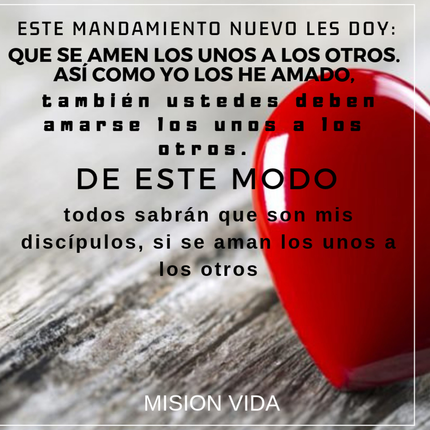 Mensaje al corazón
