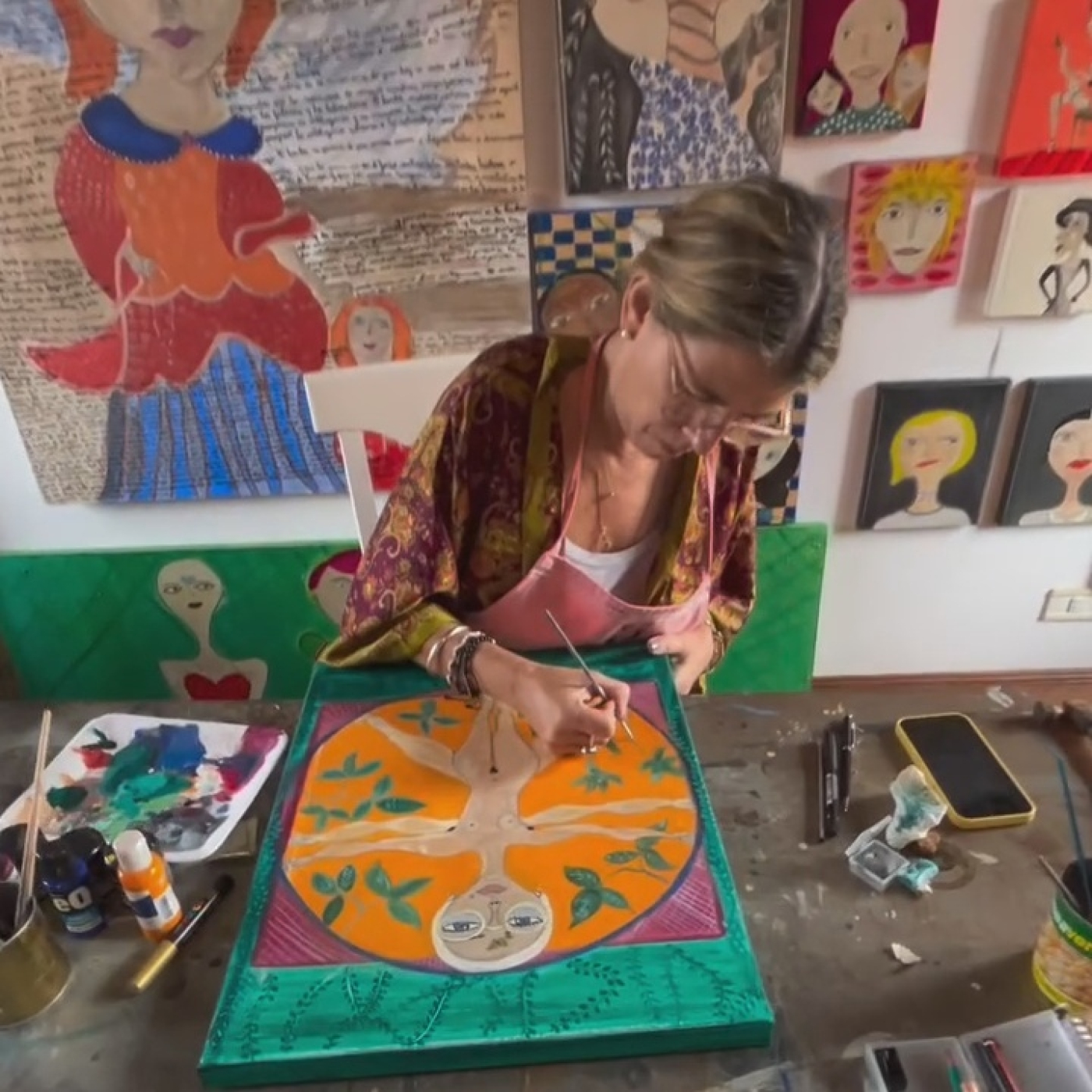Leonor Seru (Artista Plástica) La Barra de Macu @MazzucaMacu