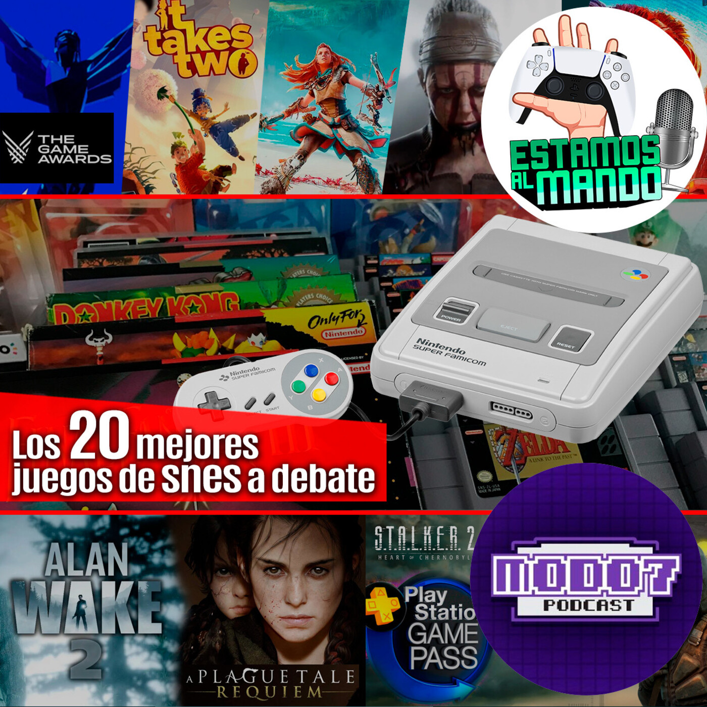 EAM 4-15 Los 20 mejores juegos de SNES, resumen del Games Awards, Gamepass de Sony, hellblade 2