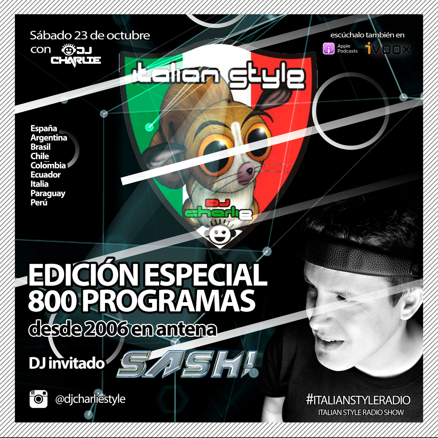ITALIAN STYLE radio show 800 23-10-2021 episode artwork