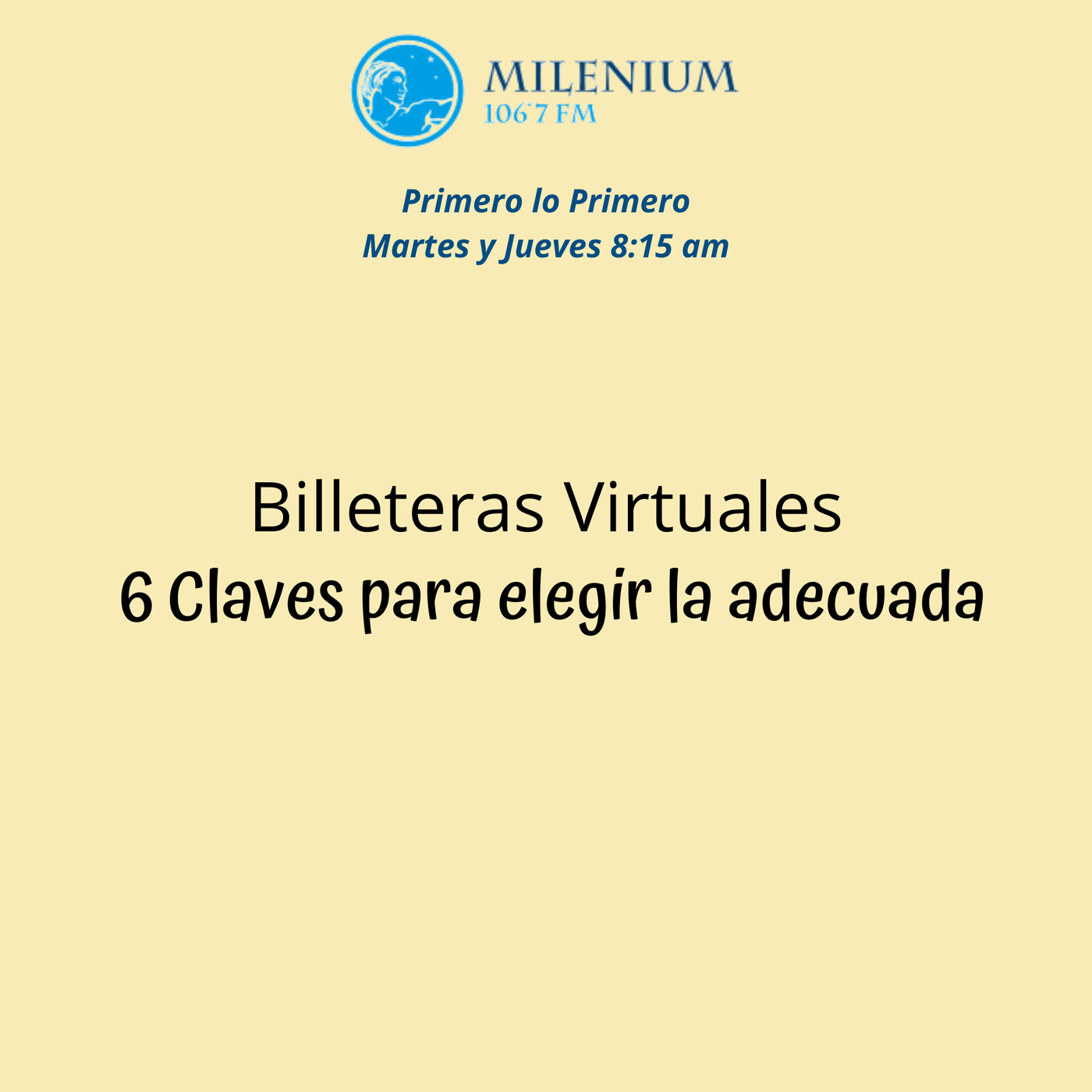 Primero lo Primero en MILLENIUM FM