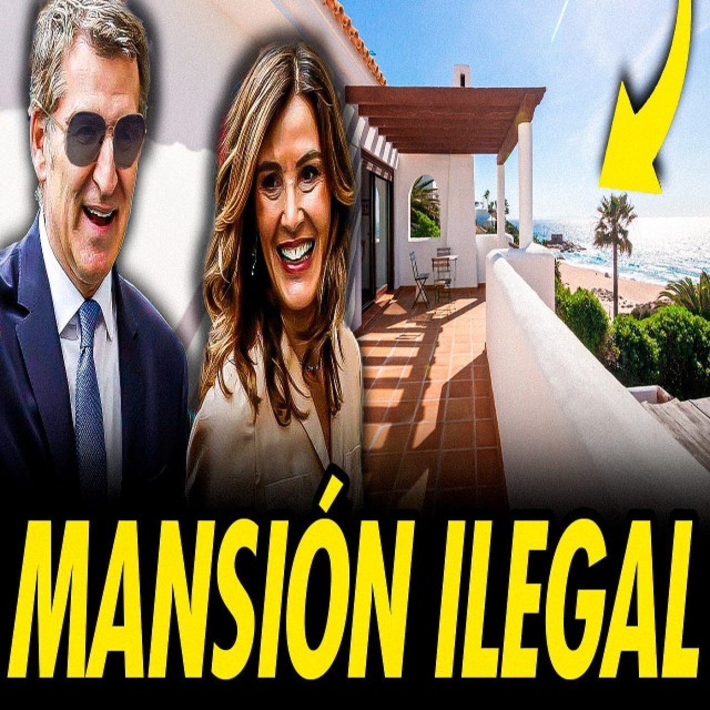 El chaletazo ilegal de feijóo con acceso privado a la playa