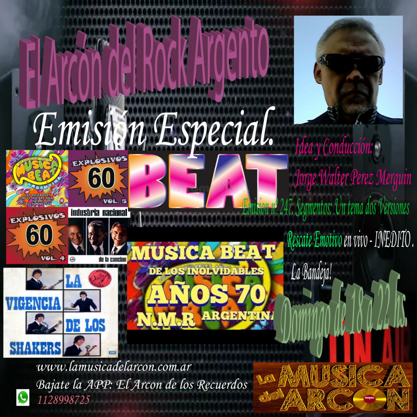 El Arcon del Rock Argento - Emision n° 247 Especial Beat - 25-07-2021 episode artwork