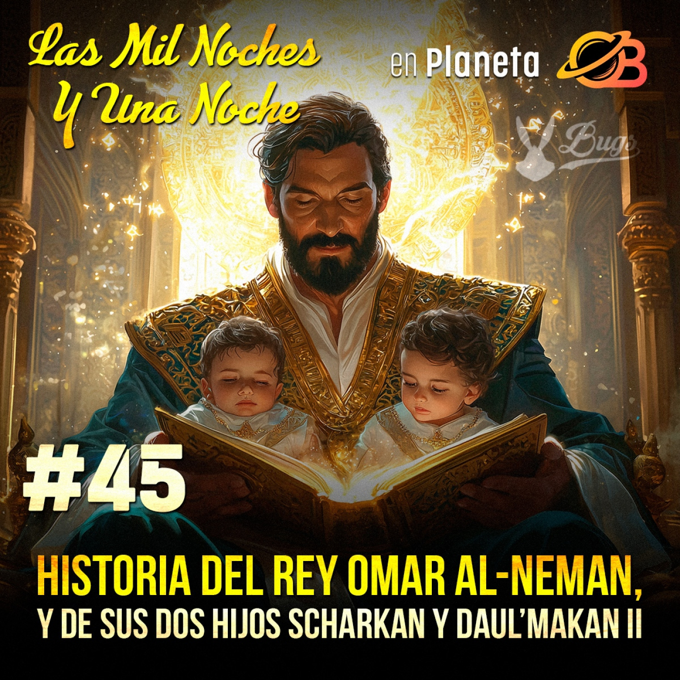 45° Noche. Historia del Rey Omar Al-Neman y de sus dos hijos Scharkan y Daul'Makan episode artwork