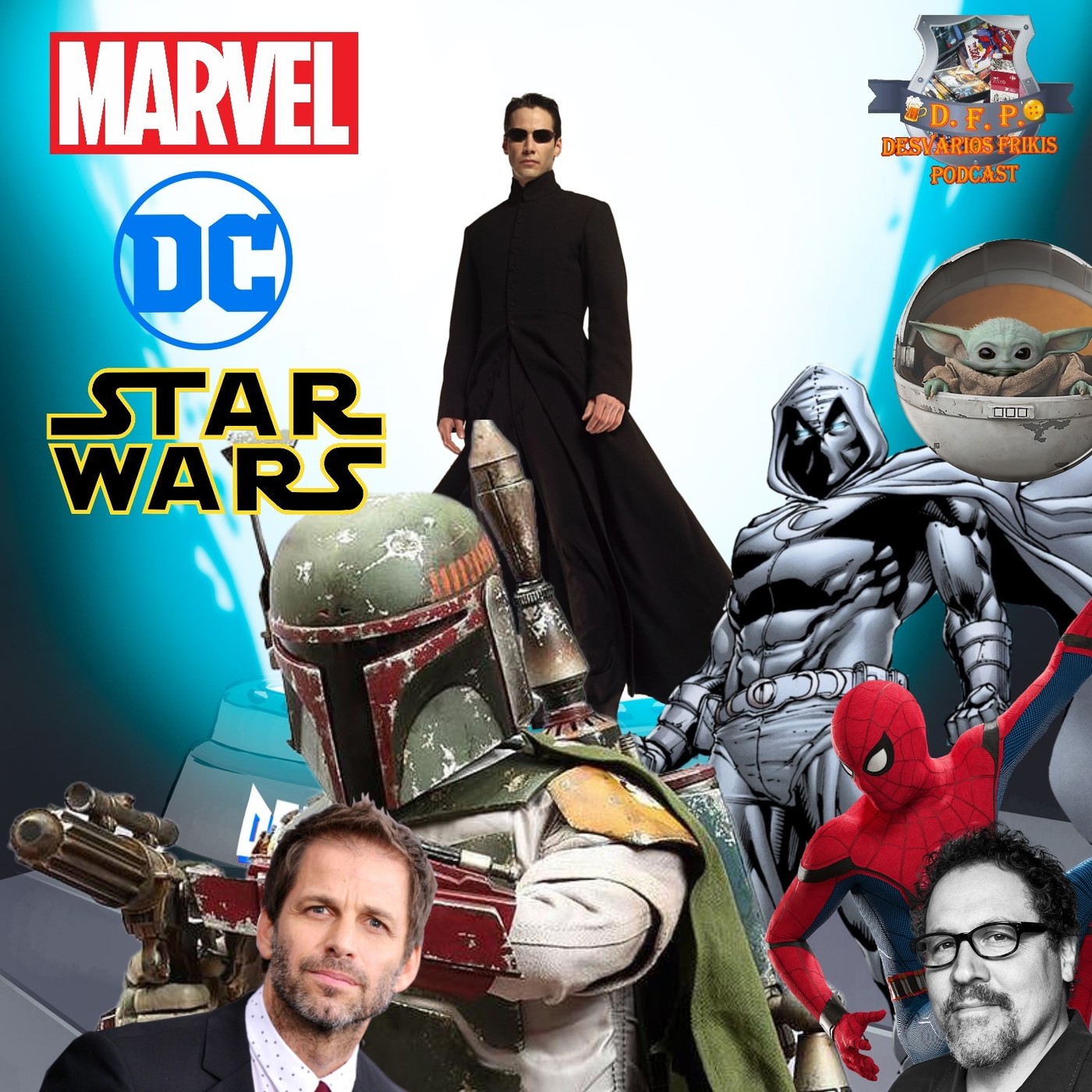 Desvaríos Frikis #70  Batiburrillo Friki: Boba Fett, Moon Knight, Matrix, Marvel, DC, Snyder... episode artwork