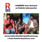 #26MElecciones Acto electoral en Madrid, información