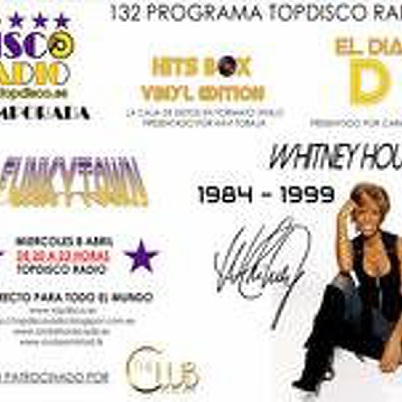 132 Programa Topdisco Radio El Dia D Whitney Houston - Funkytown - Hits Box Vinyl Edition - 08.04.2015 episode artwork