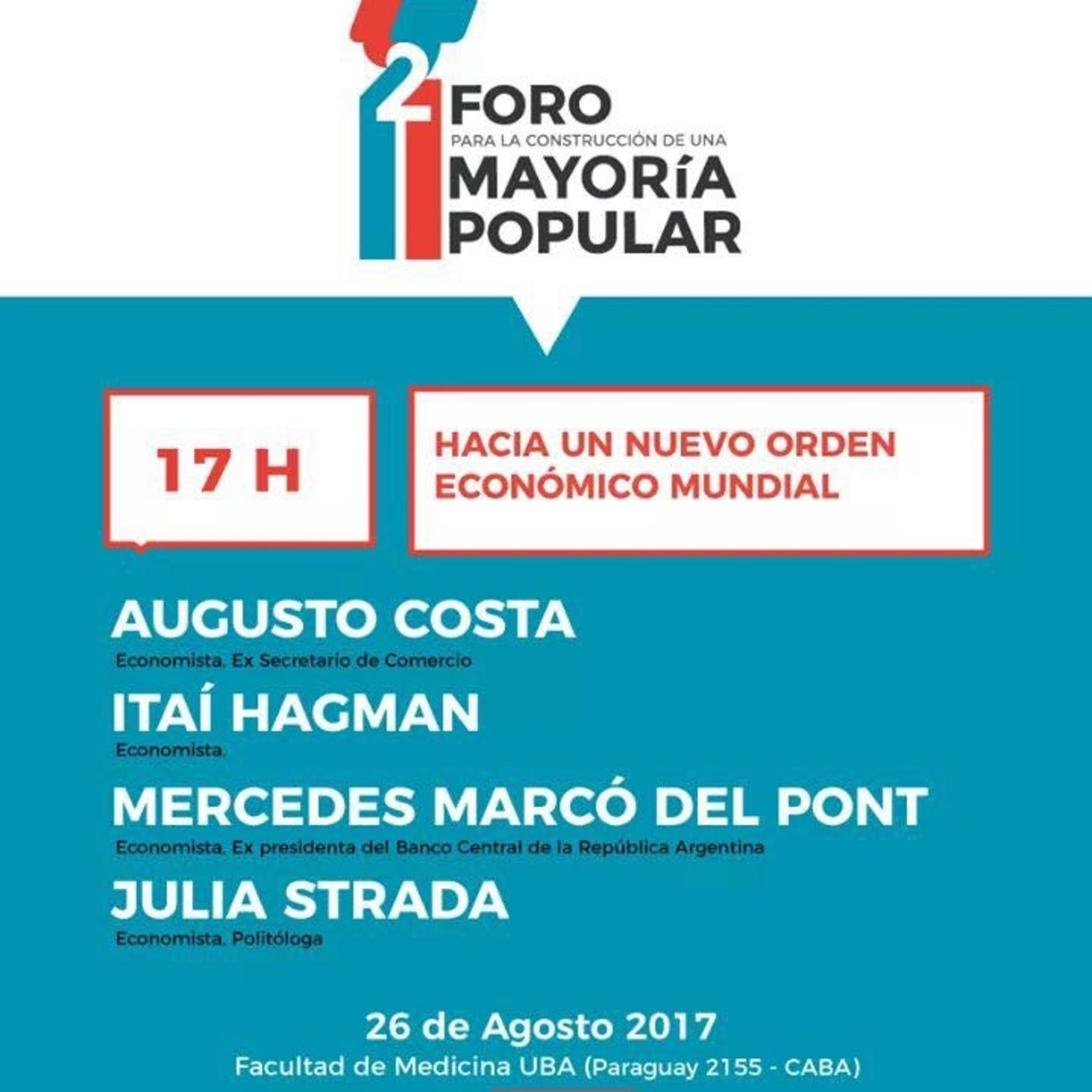 Panel “Hacia un nuevo orden económico mundial”. episode artwork